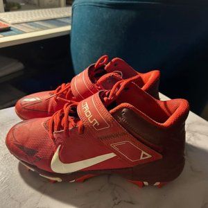 Mens Nike Force Trout Baseball Cleats Red 6.5 Keystone Mid CZ5911-616